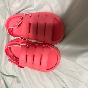 Toddler hot pink UGG sandals